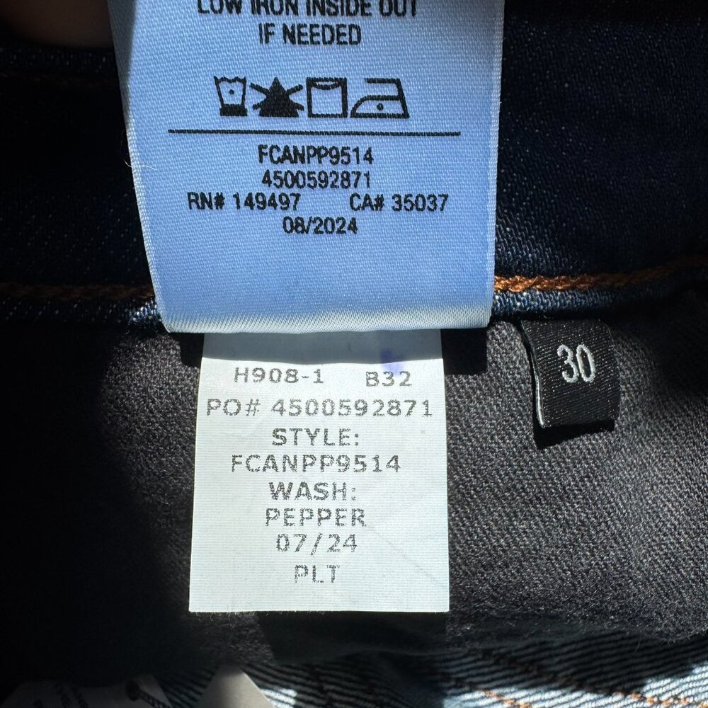 NWT Favorite Daughter Mischa High Rise Wide Leg Jeans Denim in Pepper Blue 30 - Picture 14 of 16